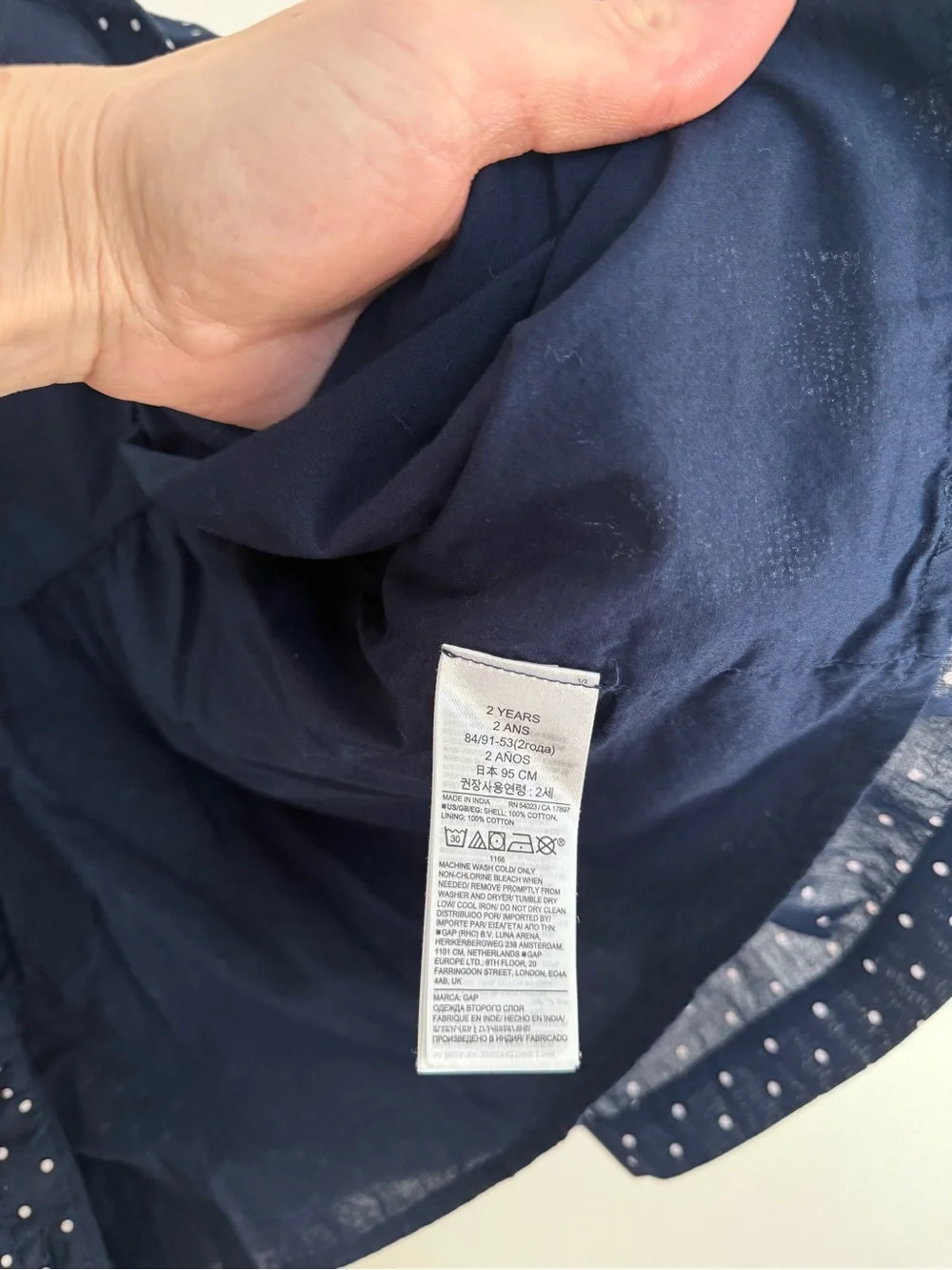 GAP Toddler Cotton Dress (Size 2 years)